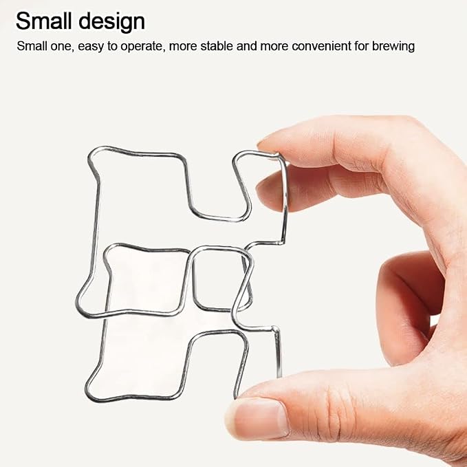 Coffee Filter Holder, Portable Reusable Outdoor Tea Filters Dripper Baskets - Image 4