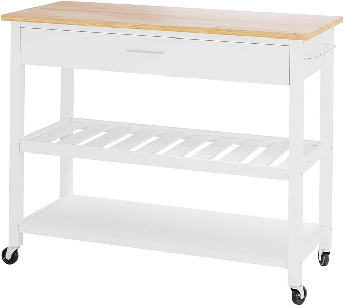 JY QAQA 40" Kitchen Island on Wheels - Image 7