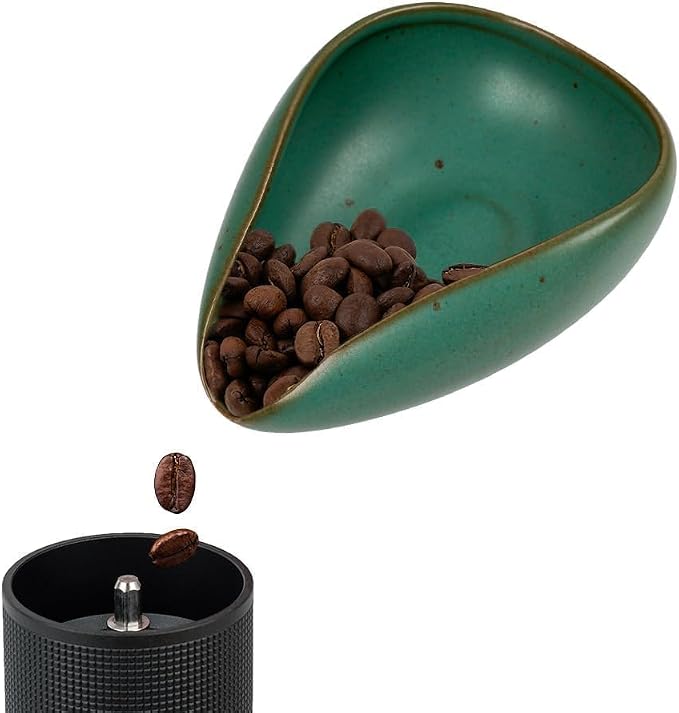 watchget Coffee Beans Dosing Cup Coffee Dosing Tray Ceramic Dose Vessel Loose by watchget