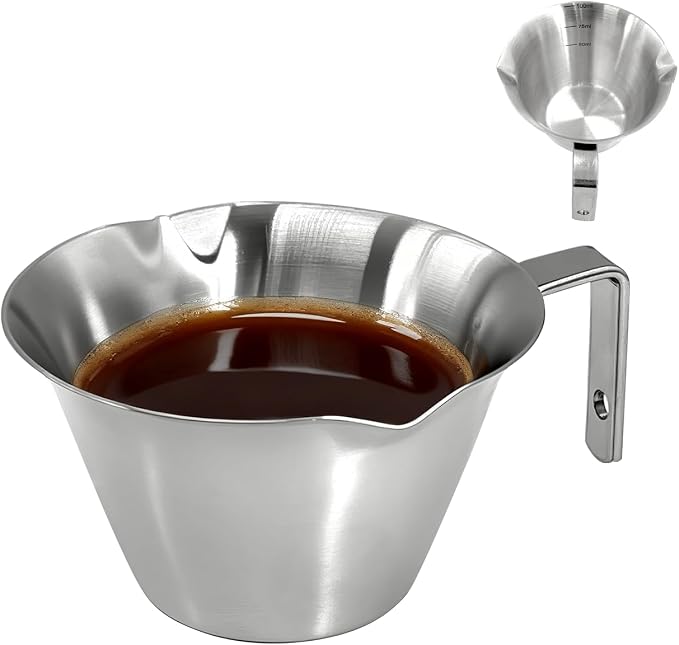 1 Pcs Stainless Steel Espresso Cups by Unknown