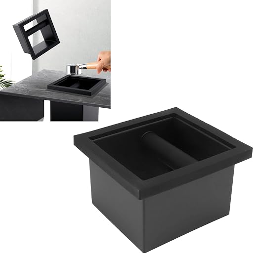 Coffee Ground Knock Box with Built in Waste Chute, Stainless Steel Container - Image 3