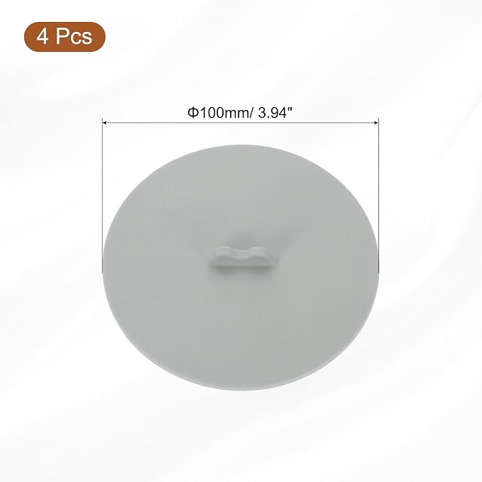uxcell Silicone Cup Lids, Reusable Anti-Dust Tight Seal Silicone Mugs Cover - Image 2