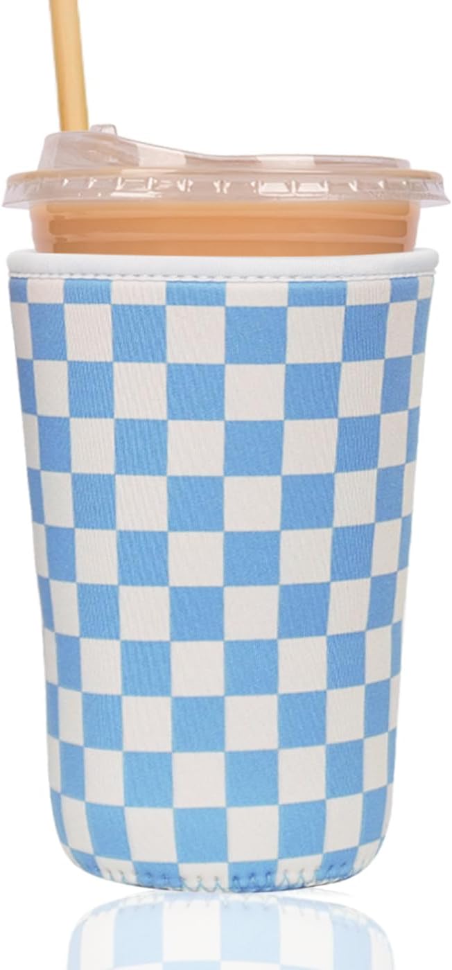Reusable Insulated Sleeve for Iced Coffee Cup, Coffee Neoprene Sleeve for Cold by Unknown