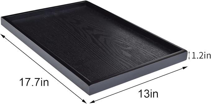 17.7 x 13 Inches Extra Large Solid Wood Serving Tray - Image 6