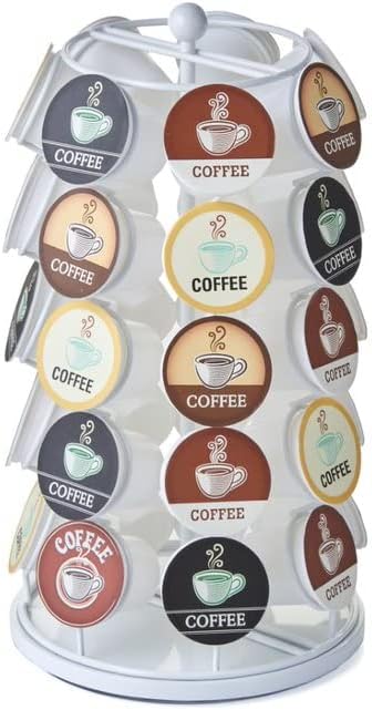 Nifty Solutions Keurig Coffee Pod Holder Carousel 360 Degree Spinning Organizer by NiftySolutions