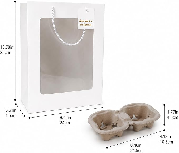 StatueLux Clear Window Gift Bags - Image 7