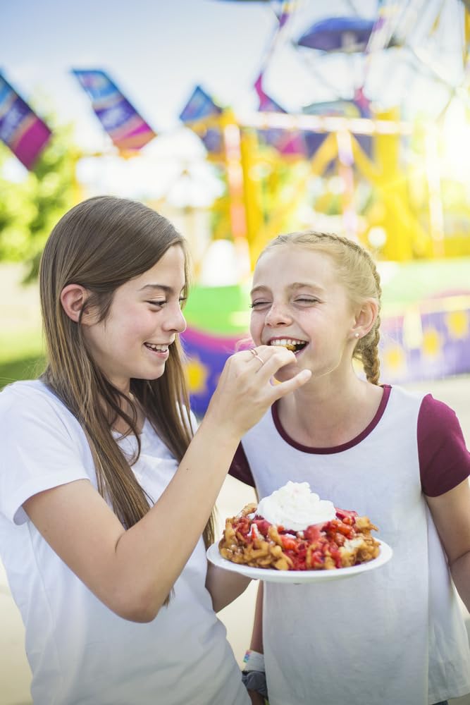 A Blend Above Funnel Cake Mix, Funnel Cake Fun: Classic Fairground Treat Mix, Makes 10 Funnel Cakes or 20 Fritters, Quick and Easy to Make, Delicious at Every Bite