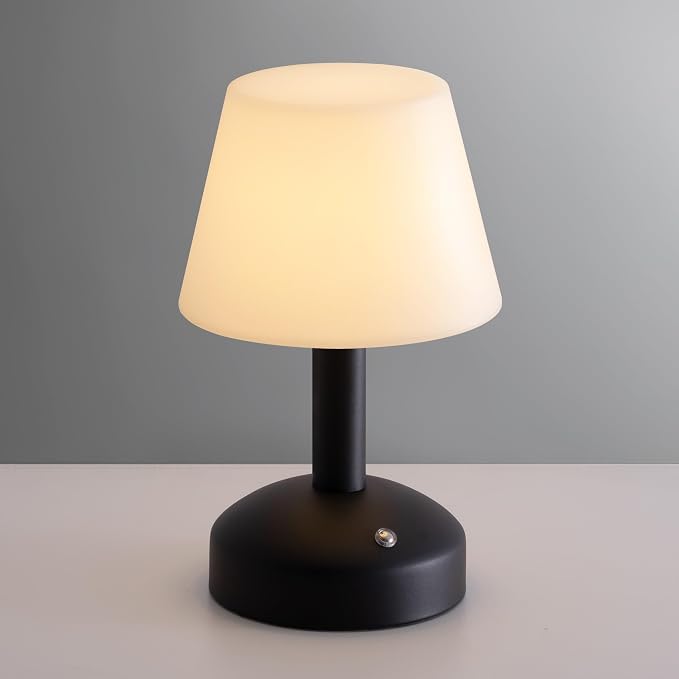 KDG Modern Cordless Small Table Lamps, Portable LED Dimmable Desk Lamp by KDG