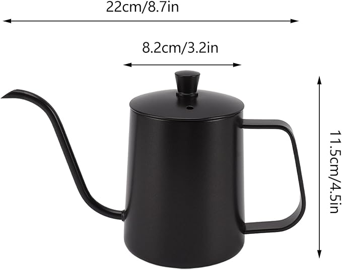 Zopsc Small Pour Over Coffee Kettle, Stainless Steel Gooseneck Spout Kettle - Image 7