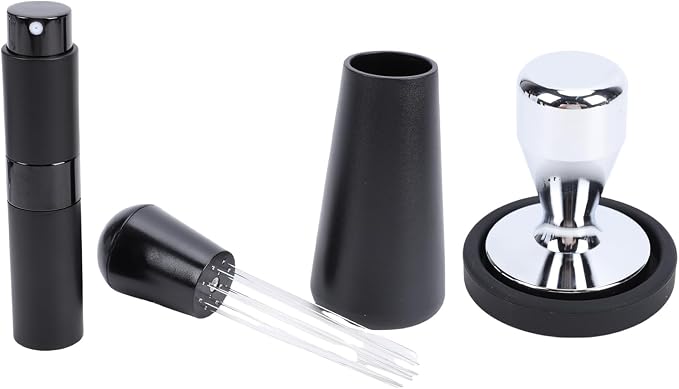 Fdit 58mm Coffee Tamper Stirrer Set Stainless Steel Accessories - Image 2
