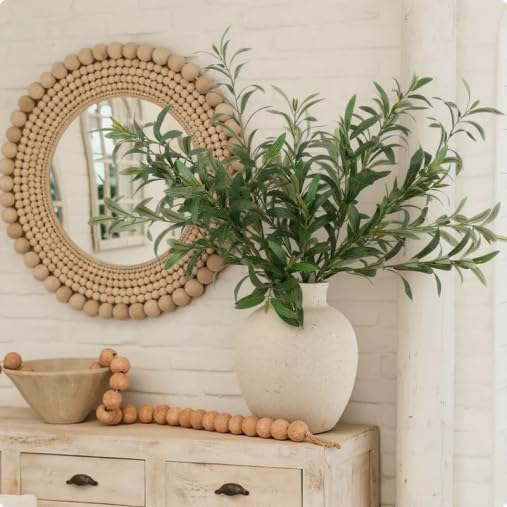 Leftover 5 Pcs 33.4'' Faux Olive Branches - Image 4