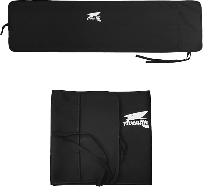 Aventik Neoprene Fly Rod Sock, 5-Compartment Fly Rod Sleeve Protector, Fishing - Image 4