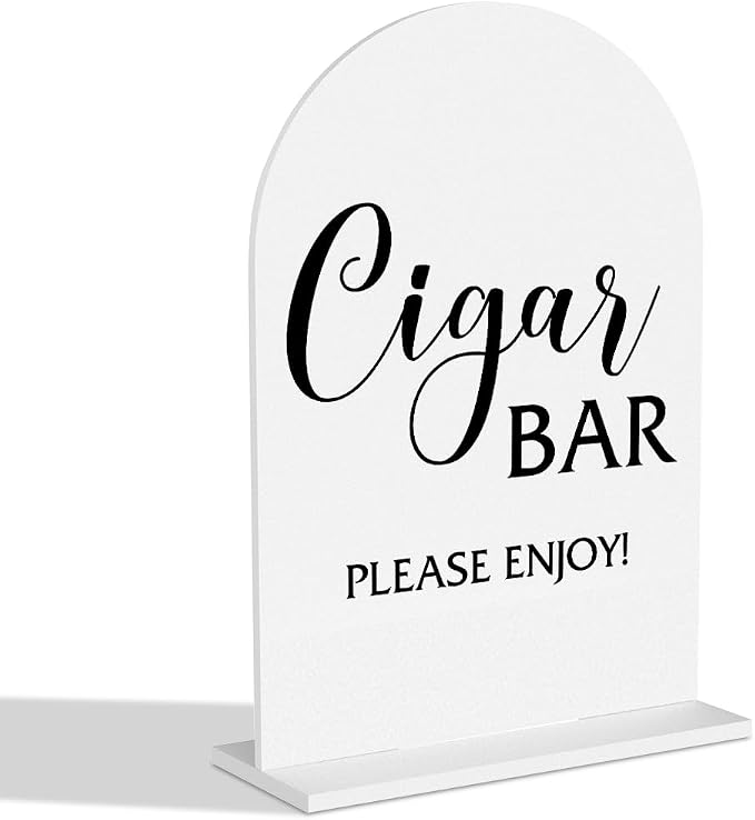 Cigar Bar Sign Wedding Bar Sign Wedding Table Signs by Unknown