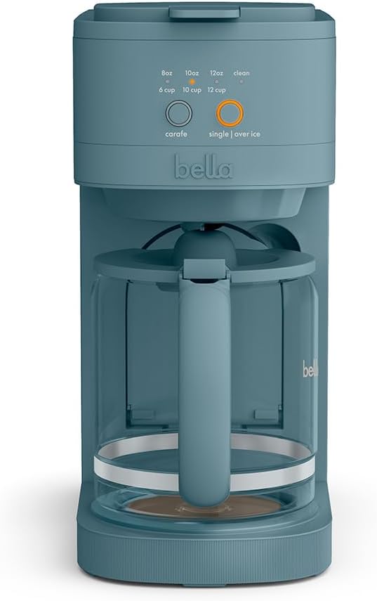 BELLA VersaBrew 2-in1 Coffee Maker, K-Cup compatible, Brew 3 Sizes Carafes & by bella