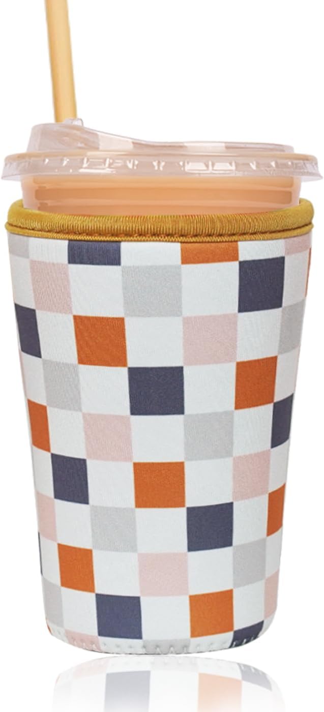 Reusable Insulated Sleeve for Iced Coffee Cup, Coffee Neoprene Sleeve for Cold by Unknown