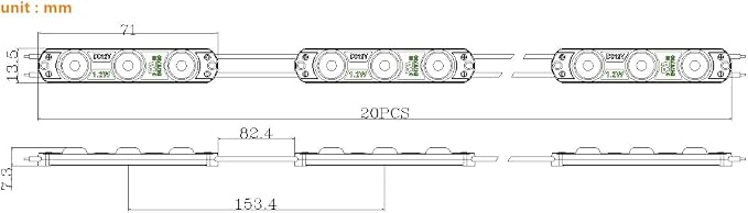 Q QINGCHEN Green LED Module DC12V 1.2W - Image 5