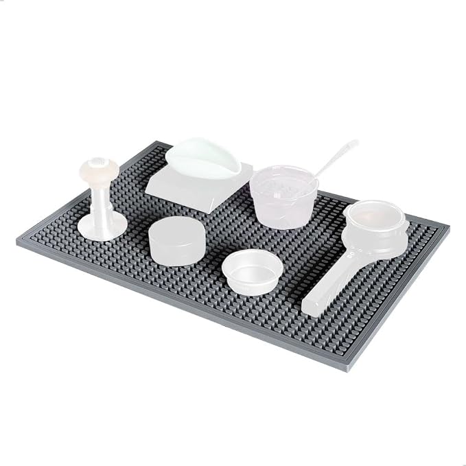 watchget Gray Silicone Coffee Bar Mat by watchget