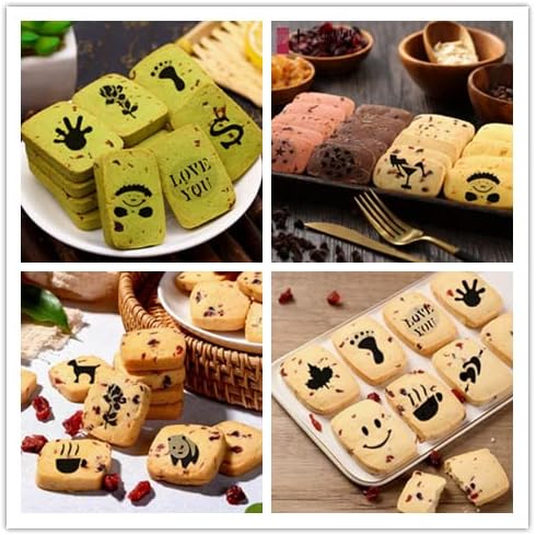 44 Coffee Stencils+2 Mesh Powder Shakers, Coffee Decoration Stencils Coffee Art - Image 4
