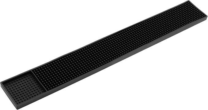 FUNSUEI 6 PCS 3.15 x 24 Inch Rubber Bar Mats, Non-Slip Rubber Bar Service Spill - Image 4