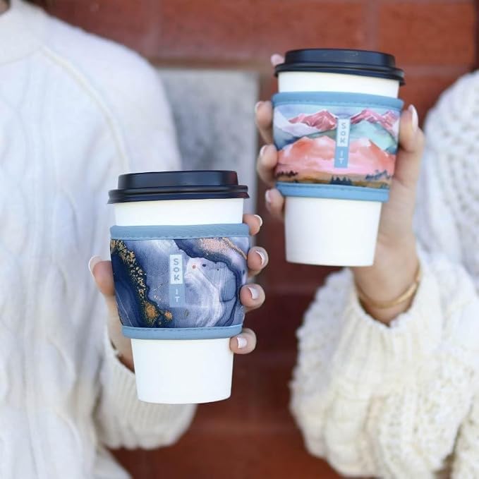 Sok It HotSok Coffee & Tea Reusable Insulated Neoprene Cup Sleeve - Image 4