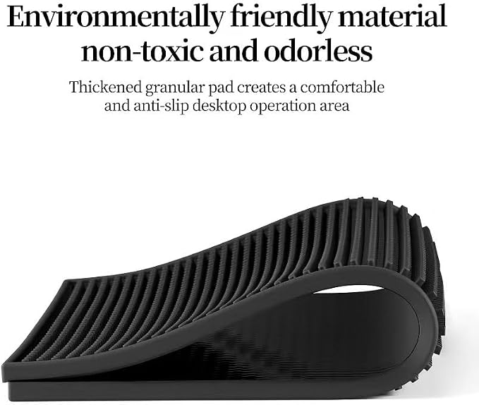 Bar Mats 18"x12" 2 Pack Black, Countertop Coffee Mat - Image 7