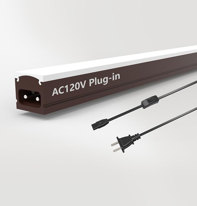 Leetdud Under Cabinet Lighting Plug in, 32 Inch 1 Pc, Linkable AC120V 3CCT by Leetdud