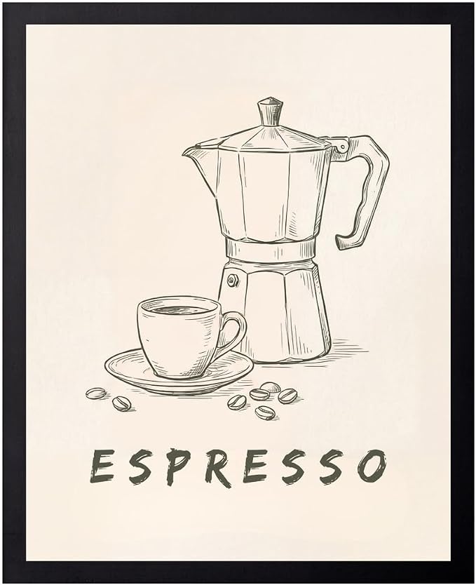 Lawrence Williams Designs Espresso Coffee Poster by LawrenceWilliamsDesigns