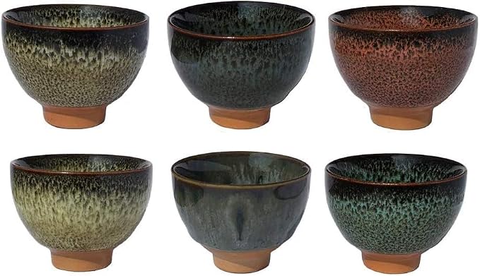 Better-Love 6PCS Handmade Ceramic Espresso/Tea/Sake Cup Gift Set - Image 4
