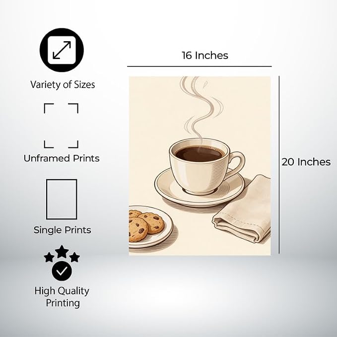 Lawrence Williams Designs Coffee and Cookies Poster - Image 2