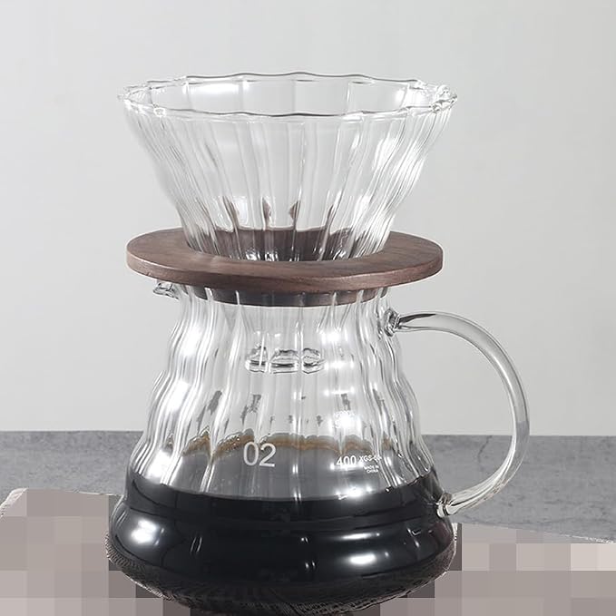 1 Piece Funnel Cup Holder Wooden Coffee Dripper Stand Holder Coffee Filter - Image 4