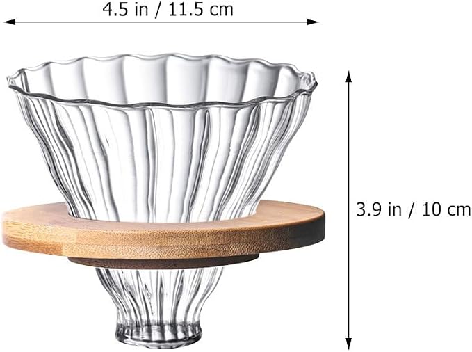 Cabilock Glass Coffee Dripper/Filter Pour Coffee Over Dripper - Image 3