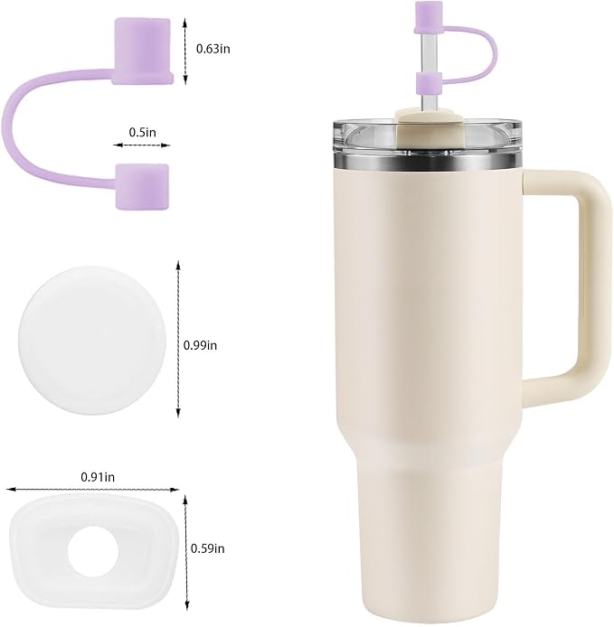 MOLOSLEEVE 21 Colors Straw Toppers Include A Set of Leak-proof Plugs, - Image 3