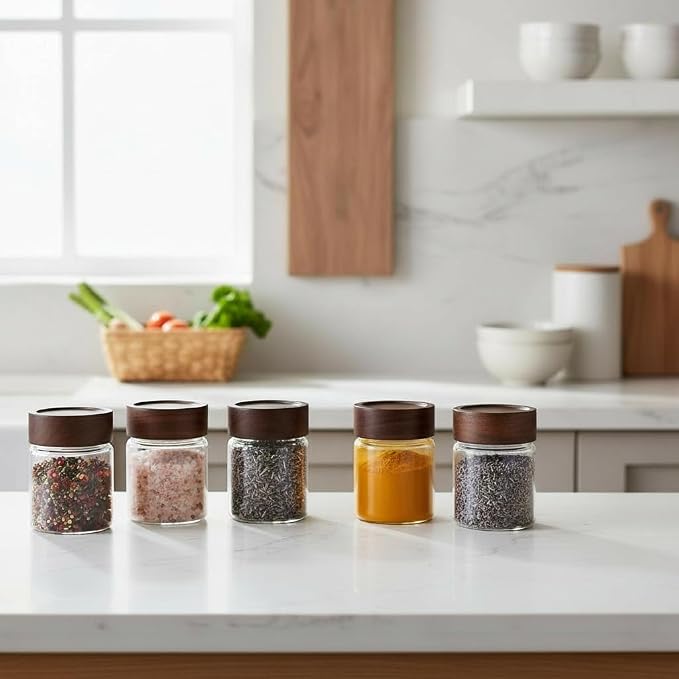 Wide Mouth Glass Storage Jars - Image 9
