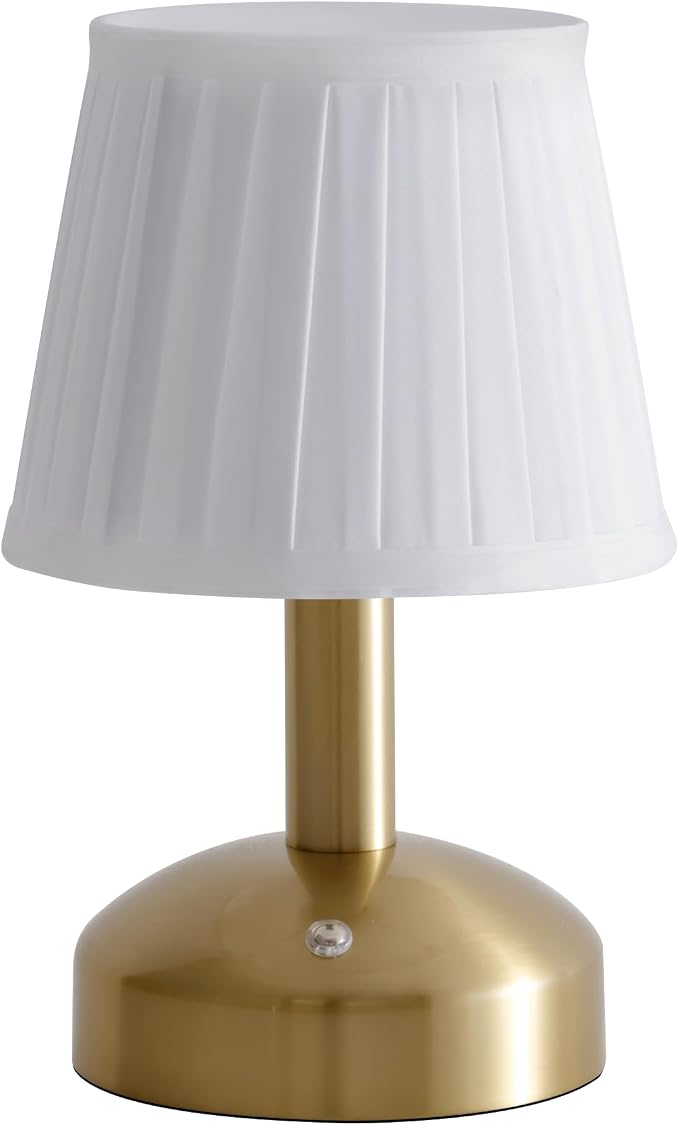 KDG Modern Cordless Small Table Lamp, Portable LED Fabric Shade Desk Lamps - Image 10