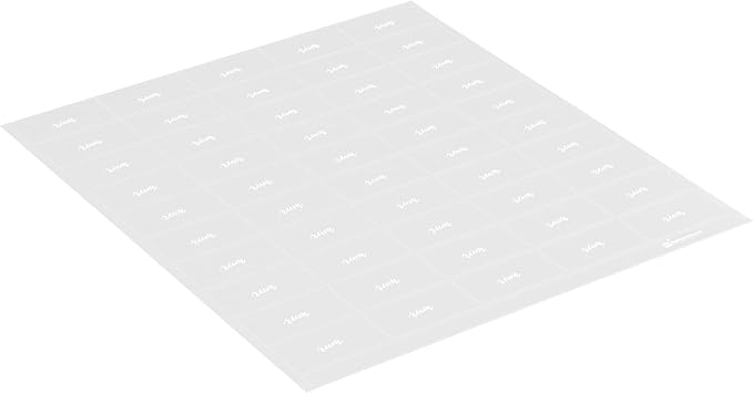 Restaurantware Label Tek 1.9 x 1 Inch Rum Juice Bottle Labels 100 Self-Adhesive by Restaurantware