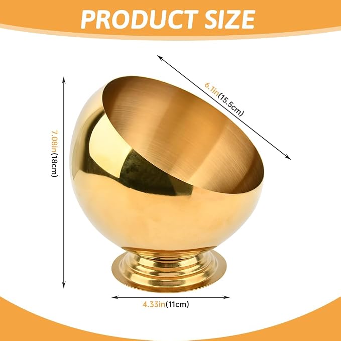 Coffee Pod Holder, Large Capacity Stainless Steel K Cups Holder Organizer Bowl - Image 2