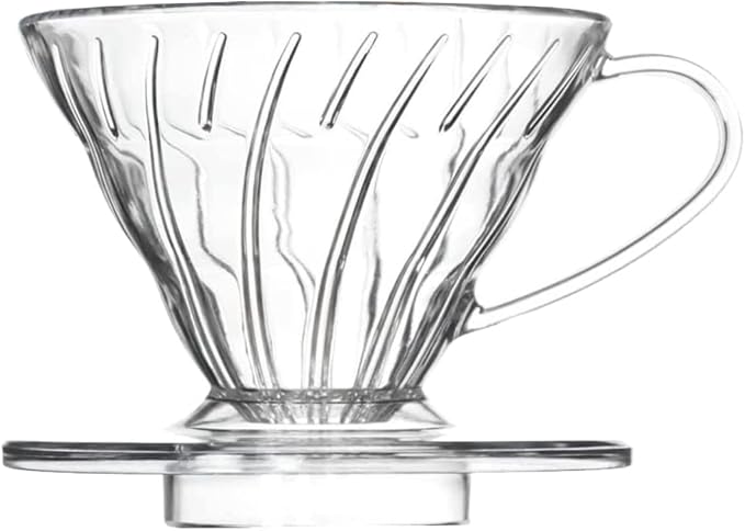 DailyRest V 02 60° Cone Plastic Coffee Dripper, 1-4 Cups, Pour Over Coffee Maker by DailyRest
