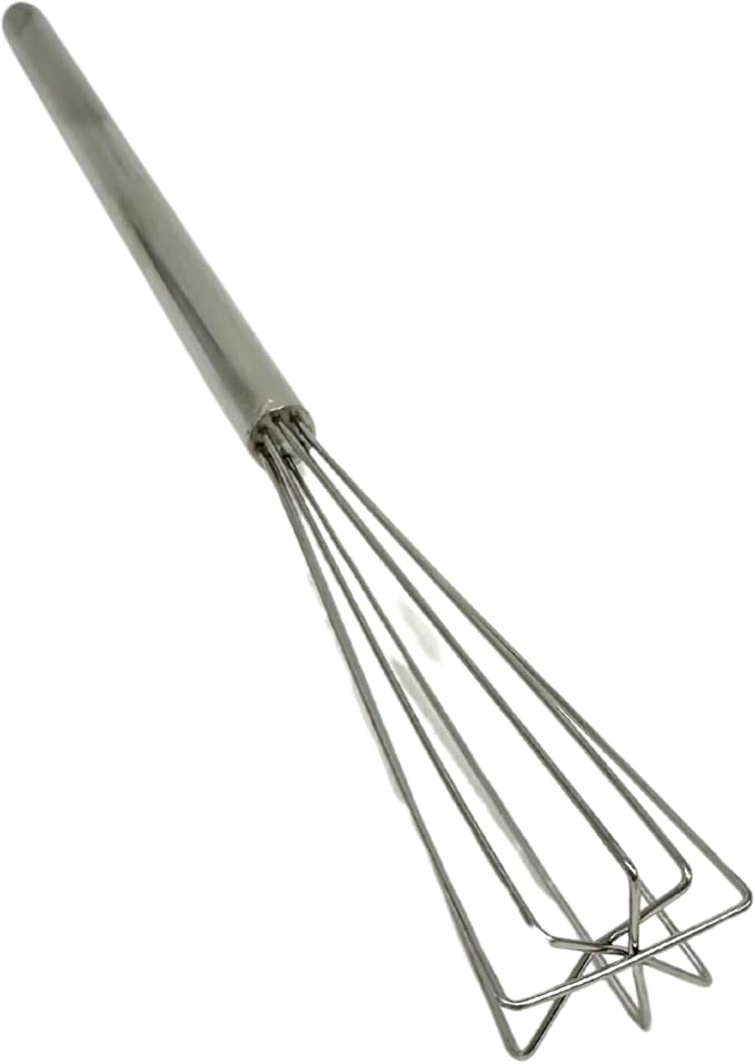 rattleware 10.25 in Triangle Espresso Whisk, Stainless Steel | Commercial - Image 2