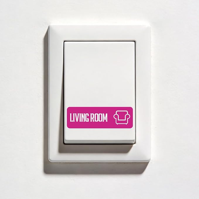 250 Pcs Home Room Area Classification Sticker Labels, 25 Designs Colorful - Image 4