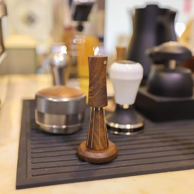 Handmade American Walnut WDT Tool V2.0 Built-in Magnet, Espresso Distribution - Image 8