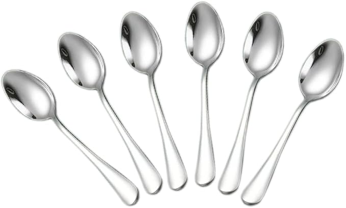 Wesdxc56 Demitasse Espresso Spoons, Mini Coffee Spoon, 5.5 Inches Stainless by Wesdxc56