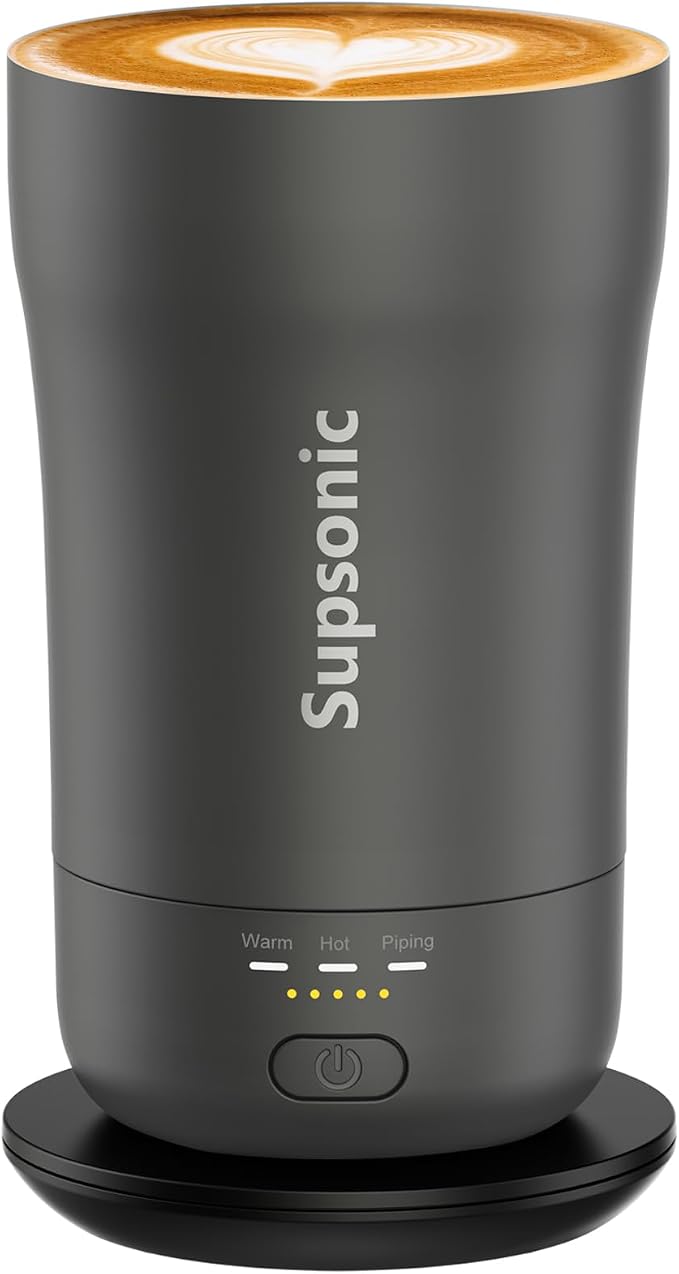 Supsonic - 14oz Heated Coffee Mug, Self-Heating Travel Mug by Supsonic