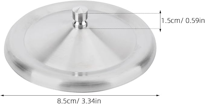 Cabilock Leak-Proof Cup Lids 3.34 Inch Stainless Steel Mug Covers Water Cup Caps - Image 4