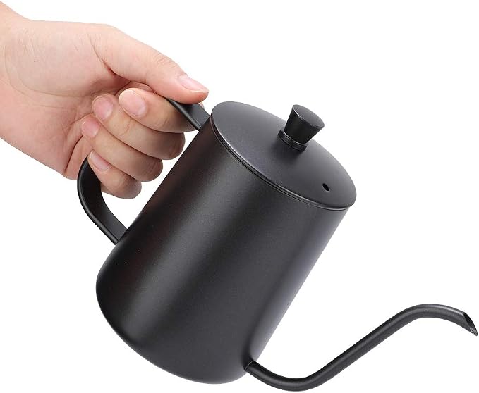 Stainless Steel Gooseneck Kettle 600ml – Long Narrow Spout - Image 3