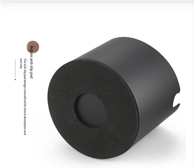 Small Round Stainless Steel Espresso Knock Box - Image 5