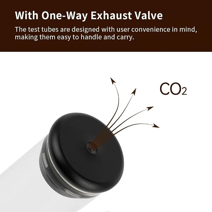 watchget Coffee Bean Container 6PCS Coffee Bean Cellars Tubes Single Dose - Image 5