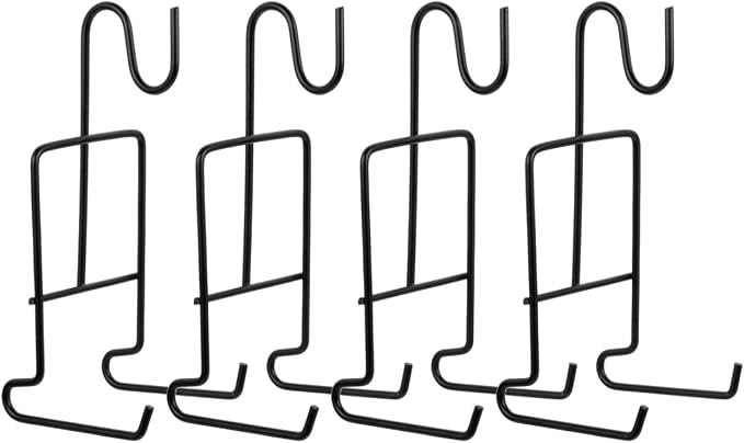 ULTECHNOVO 4-Pack Coffee Cup Holder Stand Black Iron Mug Display Rack Organizer by ULTECHNOVO