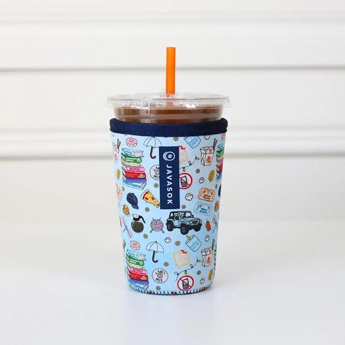 Sok It JavaSok Iced Coffee & Cold Soda Insulated Neoprene Cup Sleeve - Image 3