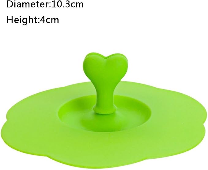 AKOAK 6 Pcs Plum Cup Lid, Teacup Mark Lid, Food Grade Silicone Lid - Image 2
