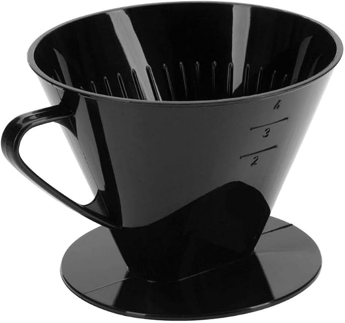 Westmark Pour Over Coffee Dripper, Coffee Filter Cone Size 4, Reusable Plastic by Westmark